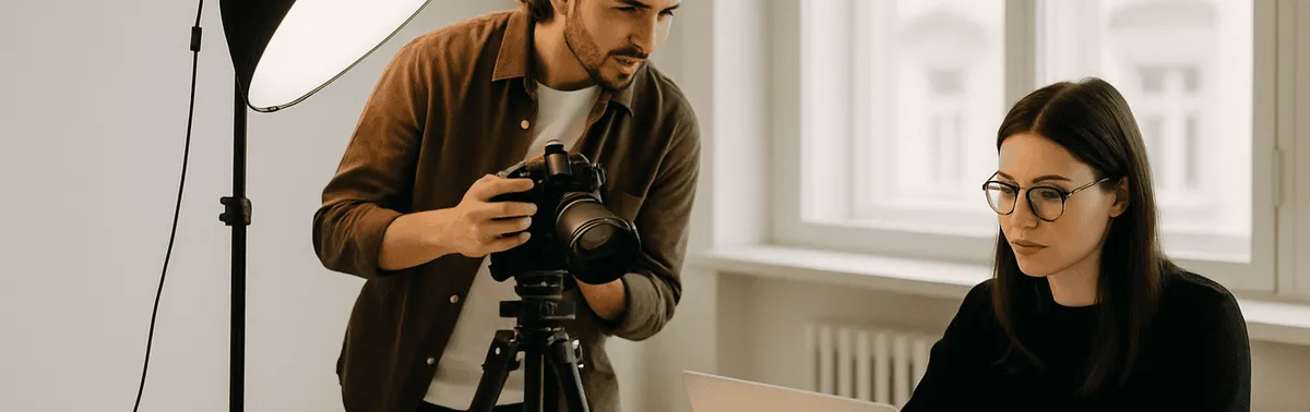 Content Creation für Marken: Foto- und Videoproduktion in einem Wiener Studio für Website und Social Media